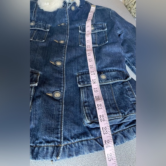 Vintage Roots Blue Denim Jean Jacket Size Small - Picture 12 of 13